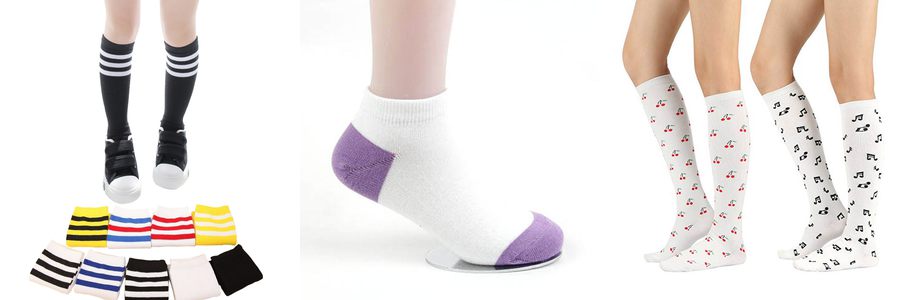 teen girl white socks